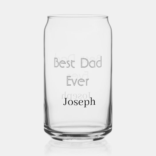 Meilleur papa de tous les temps nom simple minimal (Recto)