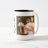 Meilleur papa de tous les temps Photo Collage Mug (Devant droit)