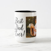 Meilleur papa de tous les temps Photo Collage Mug (Centre)