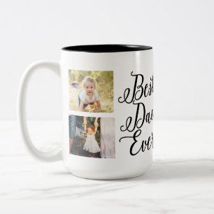 Meilleur papa de tous les temps Photo Collage Mug