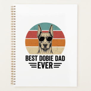 Meilleur papa Dobie vintage Doberman T-shirt_1