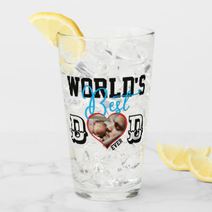 Meilleur papa du monde avec verre photo