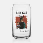 Meilleur papa du monde cadeau photo nom simple pou (Verso)