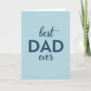 Meilleur Papa du Monde Carte Bleue