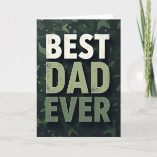 Meilleur Papa du Monde Carte d'Art