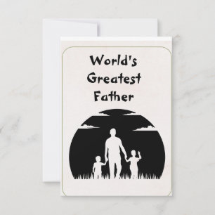 Meilleur Papa du Monde carte de fête des pères