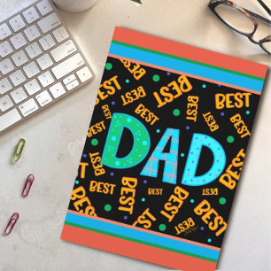 Meilleur Papa du Monde Carte d'inspiration amusant