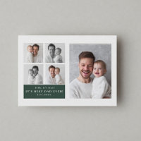 Meilleur Papa du Monde Carte Photo Personnalisée |