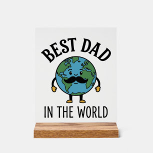 Meilleur Papa du Monde Earth Moustache Shirt Desig