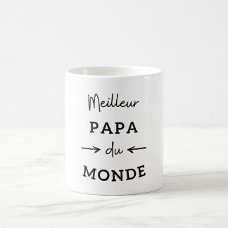 Meilleur papa du monde (noir) koffiemok