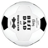 Meilleur papa et mari Cravate noire Élégant (Tourné)