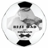 Meilleur papa et mari Cravate noire Élégante photo (Devant)