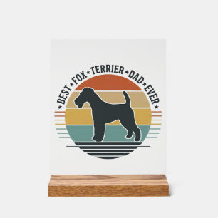 Meilleur Papa Fox Terrier Ever Chemise Vintage Chi