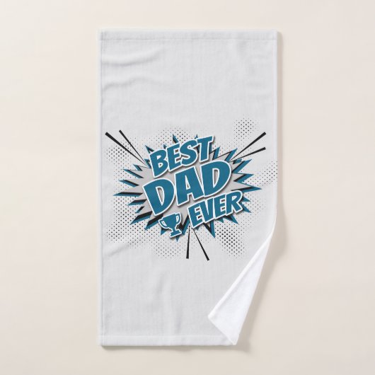 Meilleur papa jamais (Serviette à main)