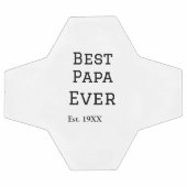 Meilleur papa jamais. Ajouter année nom de date pè (Plat)