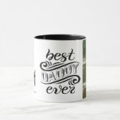 Meilleur papa jamais | Ajouter Votre Photo Mug (Centre)