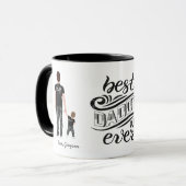Meilleur papa jamais | Ajouter Votre Photo Mug (Devant gauche)