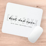 Meilleur papa Jamais Athlétique Moderne Fête des p<br><div class="desc">Ce design simple et moderne est composé de san serif et de typographie de script ludique.</div>