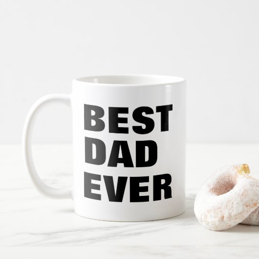 Meilleur Papa Jamais Café Mug (Avec donut)