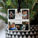 Meilleur papa jamais | Fête des pères 6 Collage ph<br><div class="desc">Envoyez un beau cadeau personnalisé à votre père qu'il chérira pour toujours. Un collage de photos de famille personnalisées pour afficher vos photos de famille et vos souvenirs spéciaux. Notre design comprend un design simple 6 photo collage grille avec "Best Daddy Ever" conçu dans un style de script noir manuscrit...</div>