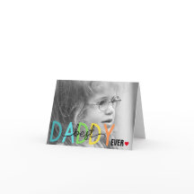 Meilleur Papa Jamais Fête des pères Carte de voeux