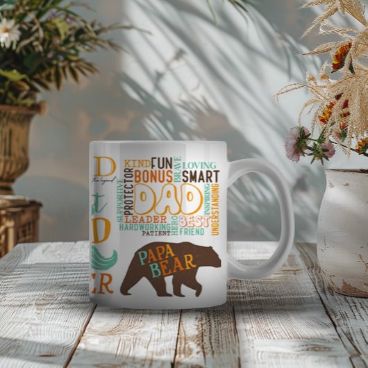 Meilleur papa jamais Fête des pères Mug classique,