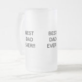Meilleur Papa Jamais Frosted Glass Mug (Devant gauche)