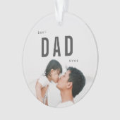 Meilleur papa jamais minimaliste photo (devant)