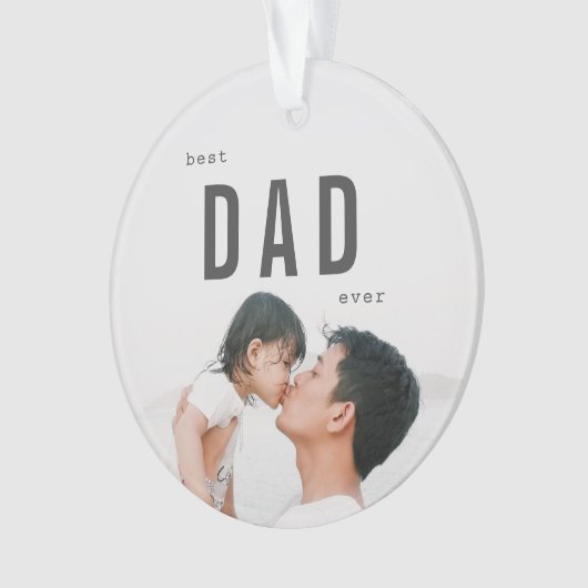 Meilleur papa jamais minimaliste photo (devant)