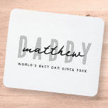 Meilleur Papa Jamais Moderne Élégante Fête des pèr<br><div class="desc">Ce design simple et moderne est composé de la typographie de san serif.</div>