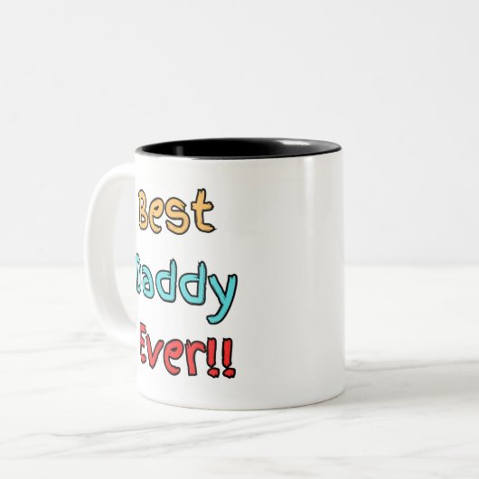 Meilleur Papa Jamais Mug (Devant gauche)