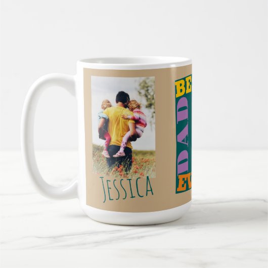 Meilleur papa jamais Mug (Gauche)