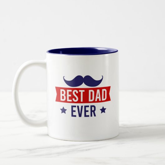 Meilleur papa jamais Mug (Gauche)