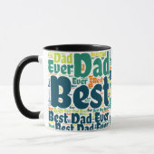 Meilleur papa jamais Mug (Gauche)