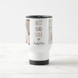 "Meilleur Papa Jamais" Mug de voyage personnalisé