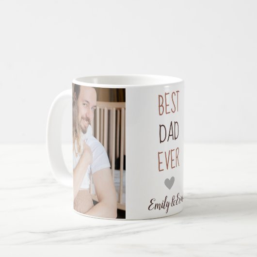 "Meilleur Papa Jamais" Mug personnalisé - Cadeau p (Devant gauche)