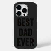 Meilleur papa jamais noir | Coque iPhone 6 (Verso)