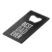 Meilleur papa jamais | Noir moderne (Devant Angle)