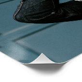 Meilleur papa jamais Nous t'aimons Glossy Poster (Coin)