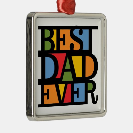 MEILLEUR PAPA JAMAIS ornement (Droite)