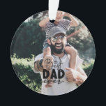 Meilleur papa jamais personnalisé 2 photo double f<br><div class="desc">Meilleur Papa Jamais Personnalisé 2 Photo Ornement double face</div>