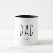 Meilleur Papa Jamais Personnalisé Mug (Centre)