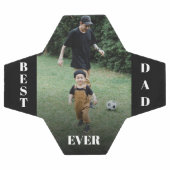 Meilleur papa jamais personnalisé photo (Plat)