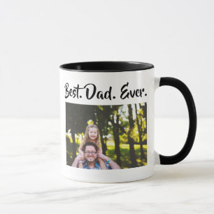 Meilleur Papa Jamais Personnalisé Photo Café Mug