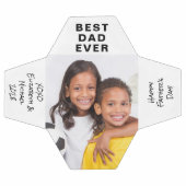 Meilleur papa jamais photo (Plat)