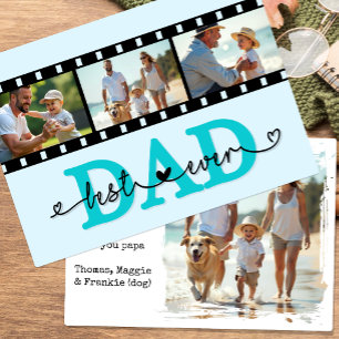 Meilleur Papa Jamais Photo Camera Carte Film, Fête