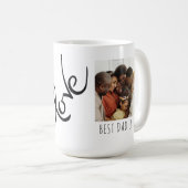Meilleur Papa Jamais Photo Complète Café Mug Perso (Devant droit)