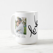 Meilleur Papa Jamais Photo Complète Café Mug Perso (Devant gauche)