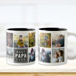 Meilleur PAPA Jamais Photo Mug Personnalisé<br><div class="desc">Customize this mug and give it as a gift !</div>