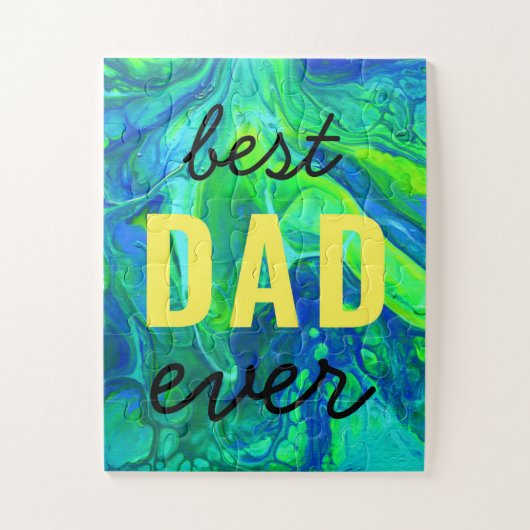 Meilleur papa jamais Puzzle (Vertical)